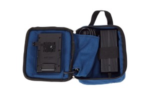 Încărcător portabil BLUESHAPE SINGLE V-Mount, 6A, geantă