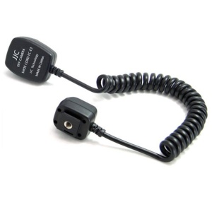 JJC FC-E3, Cablu Off-camera E-TTL, 90cm, compatibil Canon OC-E3