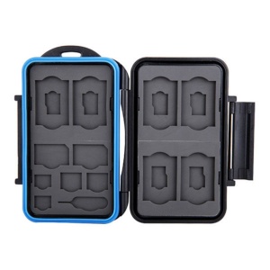 JJC MC-STM18, Suport carduri de memorie, 6xSD, 6xmicroSD, SIM, Micro SIM si Nano SIM