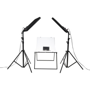 Kit 2 Panouri LED Nanlite 12-2008 2KIT Compac 100 Daylight, 5600K + Accesori