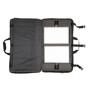 Kit 2 Panouri LED Nanlite LumiPad 25 Bi-Color, 3200-5600K, cu stative