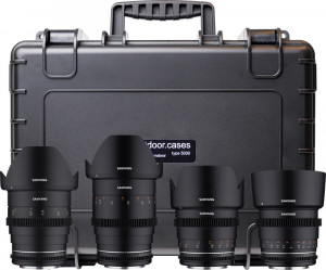 Kit 4 obiective video Samyang VDSLR MK2 MFT + Geanta