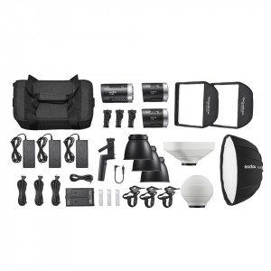 Kit Lampa LED Godox ML60 si 2 lampi LED ML30 cu accesorii