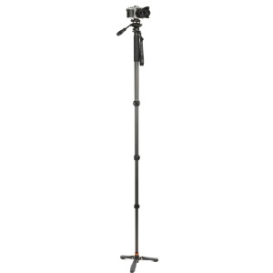 Kit Monopied 3 Legged Thing Legends Lance 2.0 Carbon Fibre (Negru) cu Cap Video AirHed Trinity & DocZ2