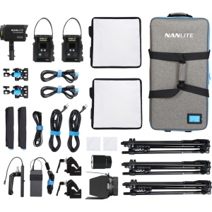 Kit Nanlite 3 Lămpi LED 2x PavoSlim 60B + Forza 60B II