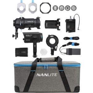 Kit Nanlite Forza 60CR Lampa LED RGBLAC, cu accesoriu de proiectie PJ-FMM ,19° si 36°