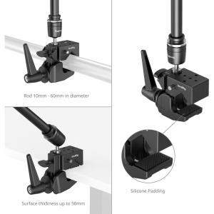 Kit SmallRig 4862, Super Clamp și Brat Articulat, 3 kg