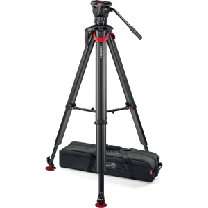Kit trepied Sachtler Flowtech 75 MS Carbon cu Ace XL Mark II Fluid Head