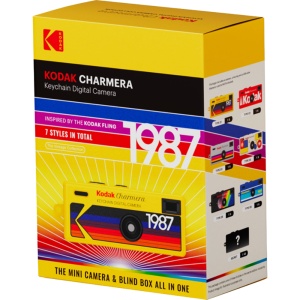 Aparat foto digital tip breloc Kodak Charmera in format Blind Box stil retro colectabil