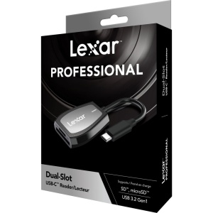 Lexar Cardreader CFexpress Dual-Slot SD & microSD, UHS-II, USB-C