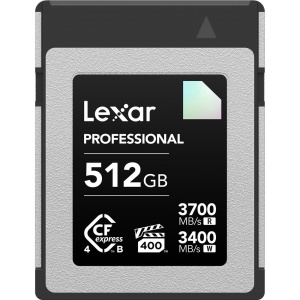 Lexar Diamond CFexpress 4.0 Type B, Card de memorie 512GB, R3700/W3400 mb/s, VPG400