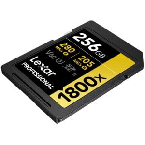 Card de memorie Lexar Professional 1800x SDXC UHS-II, 256GB, 280MB/s, V60