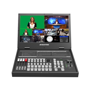 PVS0615U Portable 6-Channel Switcher with USB Streaming & 15.6" Display