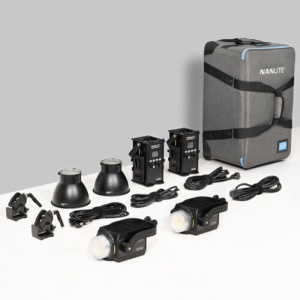 Nanlite Forza 300B II Kit 2 Lămpi LED Bi-Color, cu troler, 31-2010 2KIT-ST