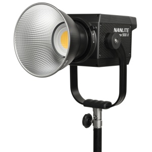 Nanlite Forza 500 II, Kit 2 Lămpi LED Daylight, 5600K, cu troler, 12-2047 2KIT-ST