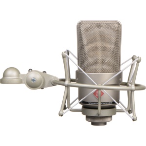 Neumann TLM 103 Mono Set, Microfon condensator cardioid, Nichel, cu suport anti-soc