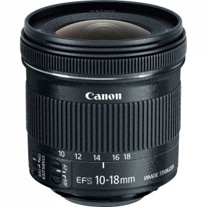 Obiectiv foto Canon EF-S 10-18mm f/4.5-5.6 IS STM