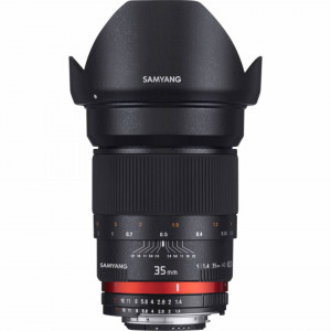 Obiectiv Samyang 35mm f/1.4 AS UMC, Canon AE