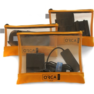 Orca OR-599, Set 3 Huse transparente pentru accesorii