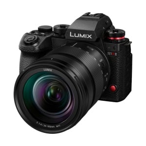 Panasonic Lumix S1R II, Camera mirrorless full-frame, 44.3MP cu obiectiv Lumix S 24-105mm f4 Macro