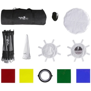 Phottix G-Capsule Deep 40 cm, Softbox 5-in-1, montura Bowens
