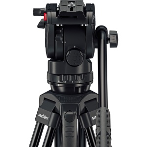 Sachtler System Ace M MS Mark II , cap fluid, trepied din aluminiu in 2 trepte 