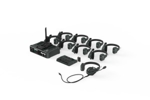 Solidcom C1-8S (Wireless Intercom System with HUB & 8 headsets)