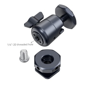 mini Ball Head Mounting Support Kit with Removable Cold Shoe (2pcs) 2948B