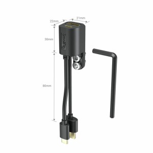 SmallRig 2960 Adaptor HDMI & Type-C pentru Cușca Camerei BMPCC 4K & 6K