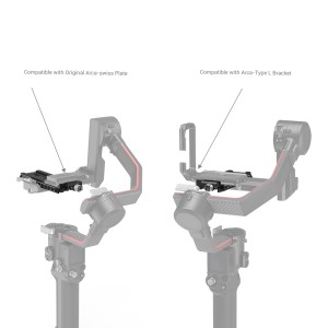 3061 Quick Release Plate met Arca Swiss voor DJI RS 2 / RSC 2