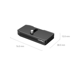 MD4150 Quick Release Mount Plate (Arca Type Compatible) for AirTag