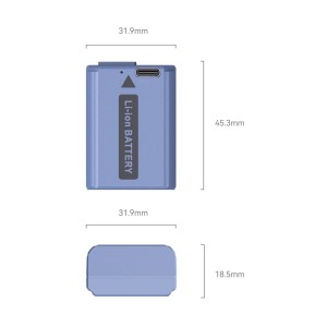 4330 NP FW50 USB C Rechargable Camera Battery
