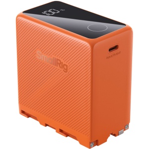SmallRig 4576 Acumulator NP F970 10,500mAh, Orange, incarcare USB-C
