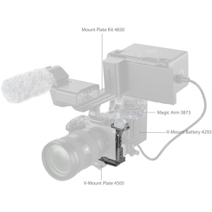 SmallRig 4772 HawkLock, Half Cage pentru Sony FX3 si FX30