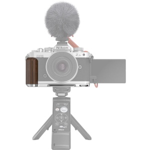 SmallRig 4803 Silver, Grip L din lemn pentru Nikon Zfc, Arca, Shoe Mount