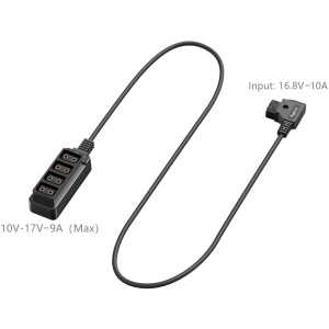 SmallRig 4831, Cablu de alimentare D-Tap 1 la 4