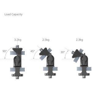 SmallRig 4886, Suport ajustabil cu rotatie si inclinare pentru Monitor