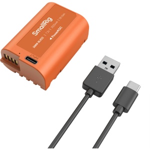 SmallRig 4979, Acumulator DMW-BLK22 - 2520mAh pentru Panasonic, Orange