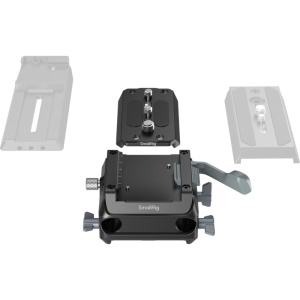 Set placa de montare SmallRig 5366 de tip Manfrotto cu clema dubla pentru tije de 15 mm