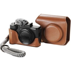 SmallRig 5385, Kit husa din piele maro pentru Canon PowerShot V1