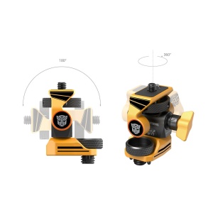 SmallRig 5520, Montura monitor cu ARRI Anti-Twist 3/8"-16, BumbleBee Edition