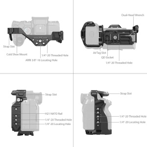 SmallRig 5583, Cage cu Airtag Slot pentru Sony A 7R V  7 IV  7S III  1  7R IV