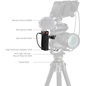 SmallRig 5694, Maner lateral Arca-type cu Rec Trigger