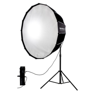 Softbox Nanlite Parabolic SB-PR-120-Q, 120cm, Montură Bowens
