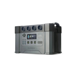 Stație de alimentare Allpowers S2000 Pro din unghi lateral dreapta, cu ecranul digital activ