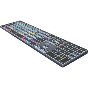 Tastatura LogicKeyboard TITAN pentru DaVinci Resolve, wireless, iluminata, Mac