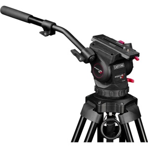 Trepied video Cartoni Focus 8 MS cu cap fluid si sistem Red Lock