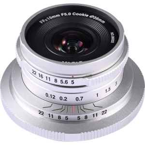 Venus Optics Laowa 15mm f5 Cookie, Obiectiv Ultra Wide Leica L-mount, Silver