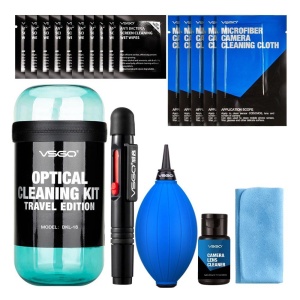 VSGO DKL-15, Kit curatare pentru camera foto, Blue