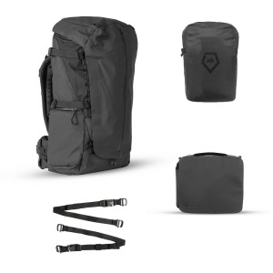 Wandrd Fernweh S/M Black Photo Bundle, Rucsac foto 48L + Essential Deep Camera Cube